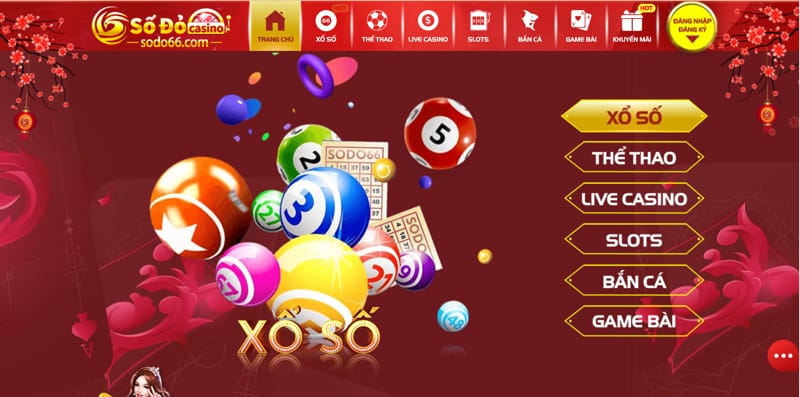 Giao diện nhà cái Số đỏ casino