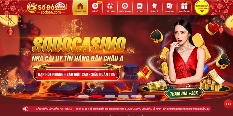 Nhà cái số đỏ casino chơi baccarat uy tín