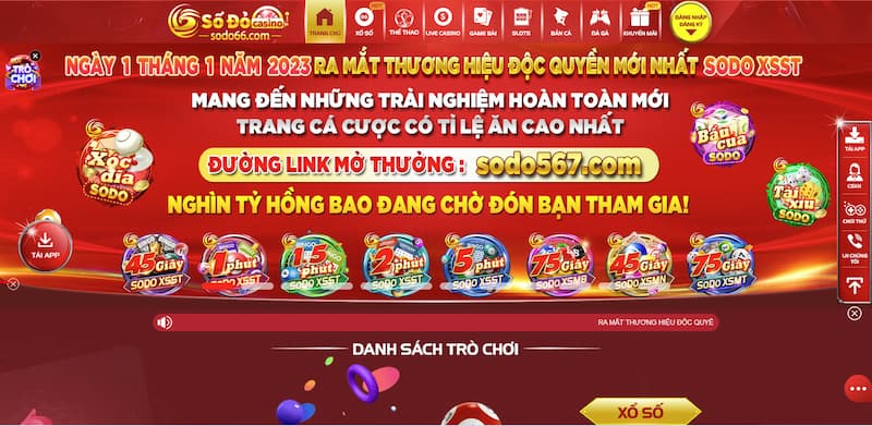 Giao diện nhà cái